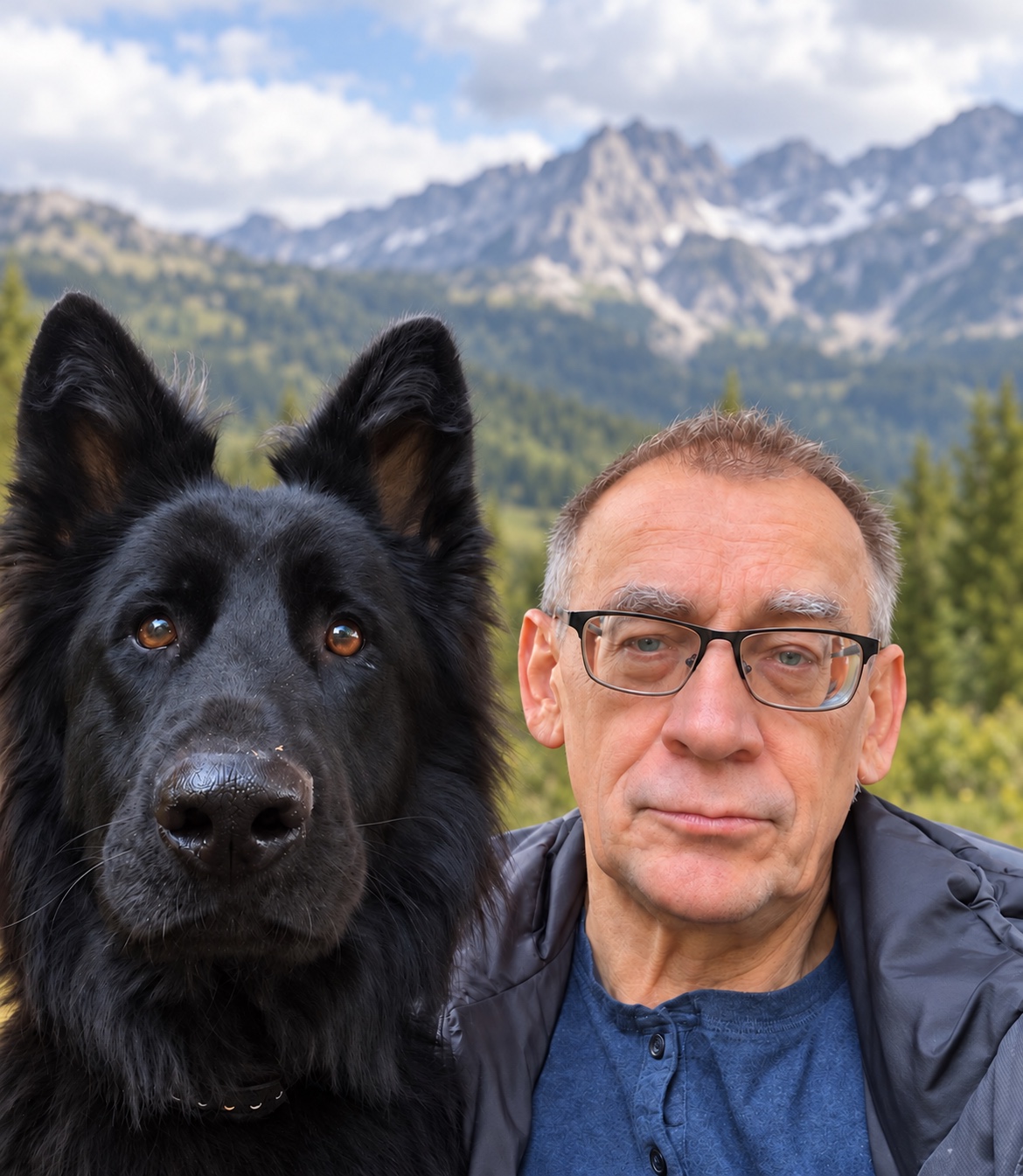 Marek Matkowski z psem