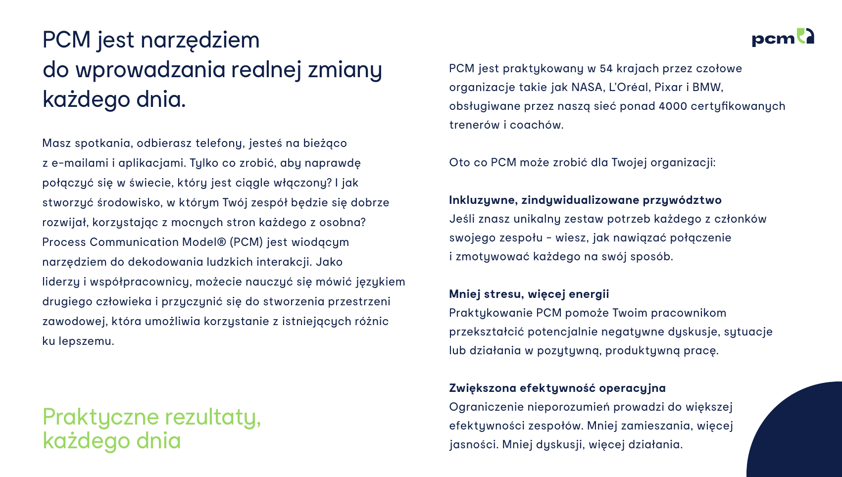 Broszura Process Communication Model — strona 2 z 7